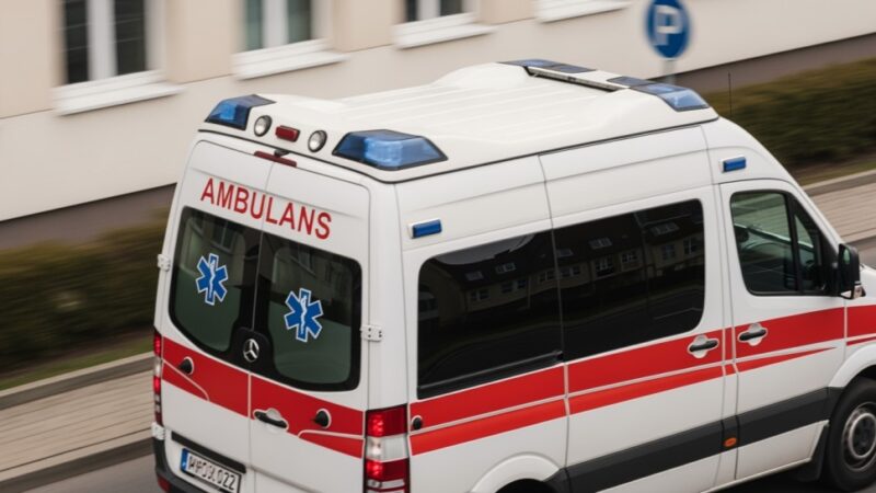 Policjanci ratują 71-latka w trudnej sytuacji zimowej